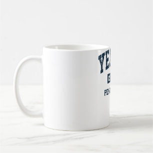 Taza De Café Yeadon Pennsylvania PA Vintage Sports Design Navy