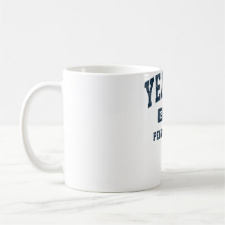 Taza De Café Yeadon Pennsylvania PA Vintage Sports Design Navy