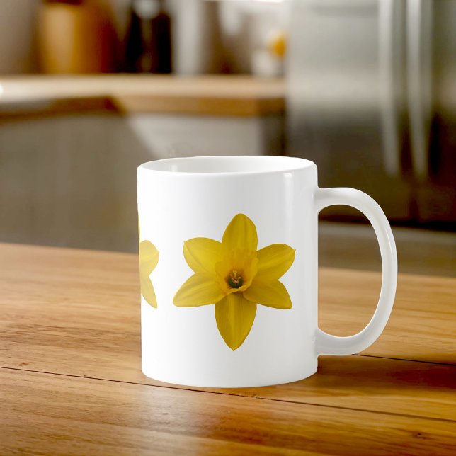 Taza De Café Yellow Daffodils Mug (Mug with yellow daffodils)