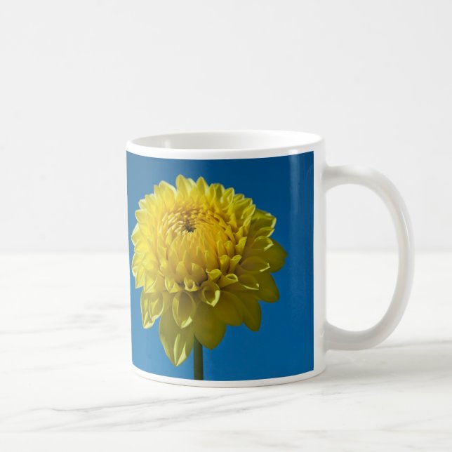 Taza De Café Yellow Dahlia Mug (Derecha)