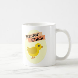 Taza De Café Yellow Easter Chick