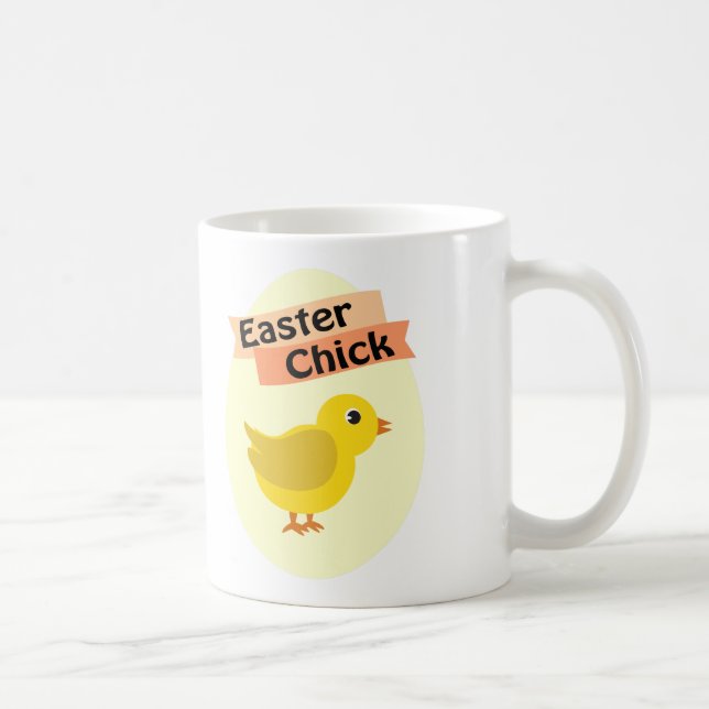 Taza De Café Yellow Easter Chick (Derecha)
