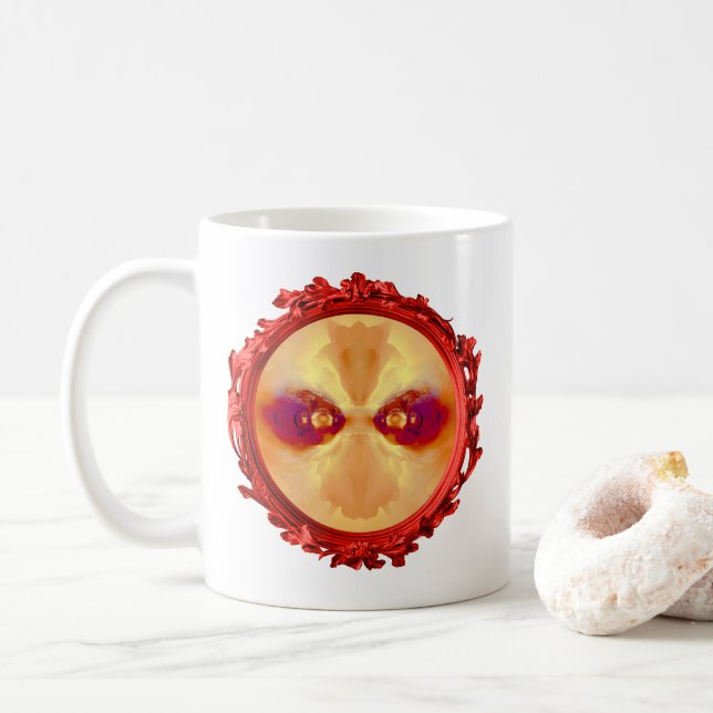 Taza De Café Yellow Soul Warrior (Con donut)