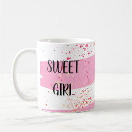 Taza De Café Yellow Sunflower trendy vibrant color paper art