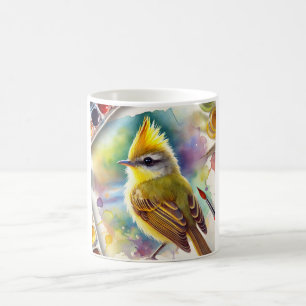 Taza De Café Yellowcrested Tyrannulet Bird 210724AREF113 - Wate