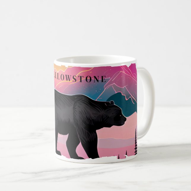 Taza De Café Yellowstone Bear Mug (Anverso derecho)