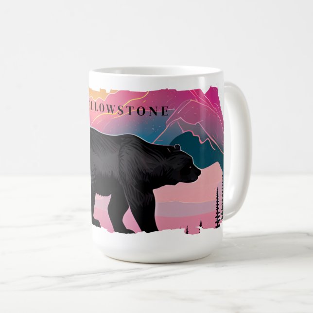 Taza De Café Yellowstone Bear Mug (Anverso derecho)