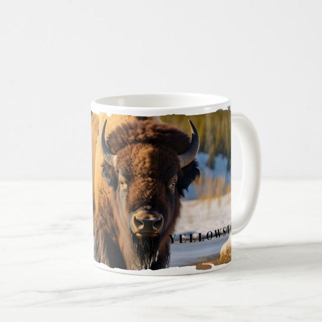 Taza De Café Yellowstone Bison Mug (Anverso derecho)