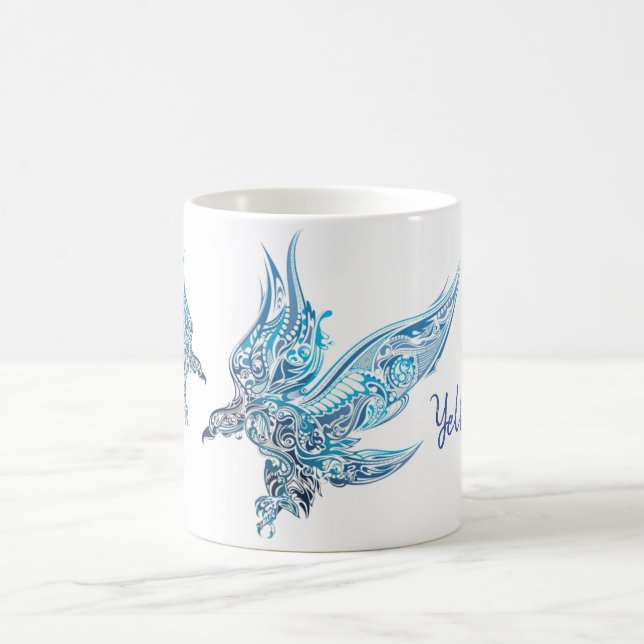 Taza De Café Yellowstone Eagle Mug (Centro)