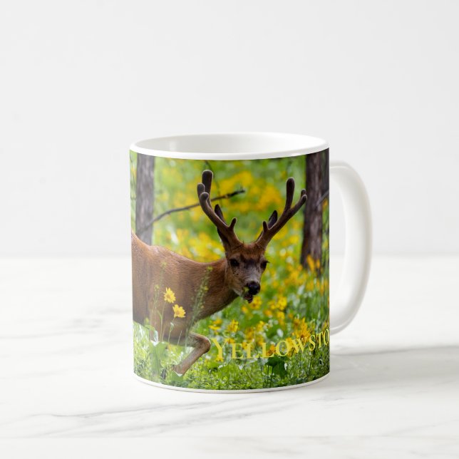 Taza De Café Yellowstone Mug-Deer (Anverso derecho)