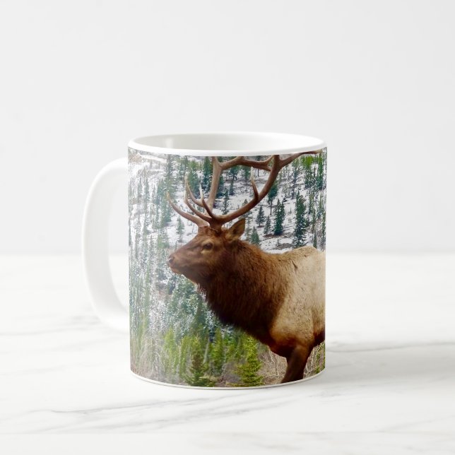 Taza De Café Yellowstone Mug-Elk (Anverso izquierdo)