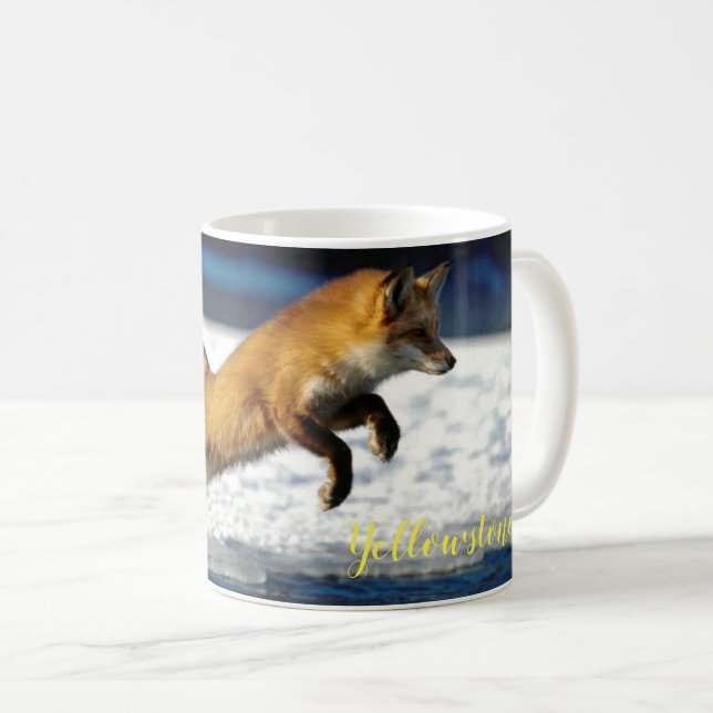 Taza De Café Yellowstone Mug-Red Fox (Anverso derecho)