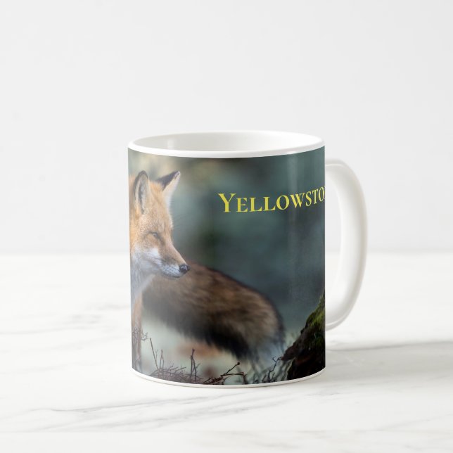 Taza De Café Yellowstone Mug-Red Fox (Anverso derecho)