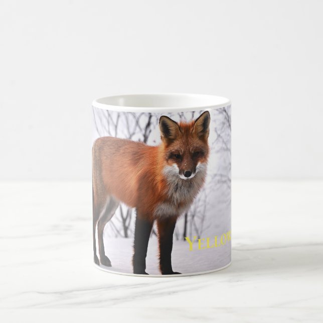 Taza De Café Yellowstone Mug-Red Fox (Centro)