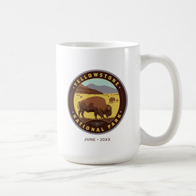 Taza De Café Yellowstone National Park (Derecha)