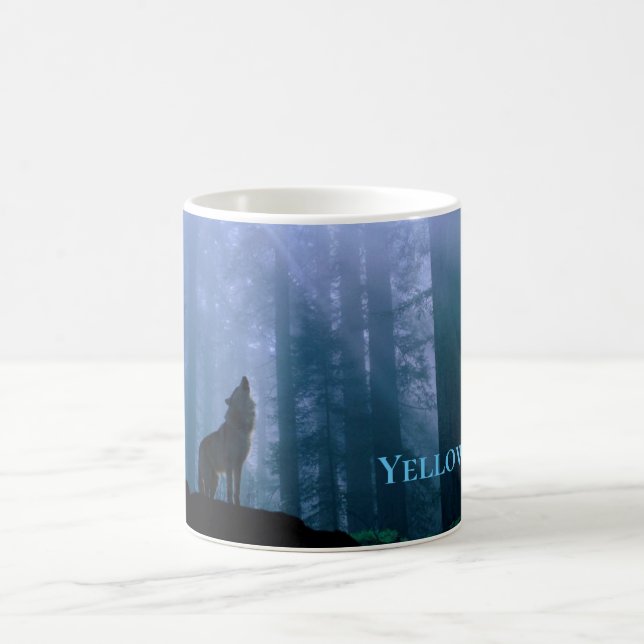 Taza De Café Yellowstone Wolf Mug (Centro)