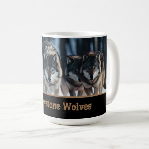 Taza De Café Yellowstone Wolves Coffee Mug