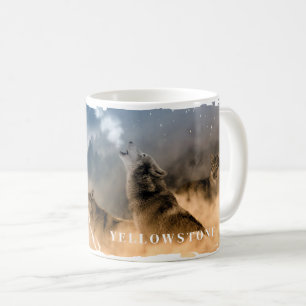 Taza De Café Yellowstone Wolves Mug