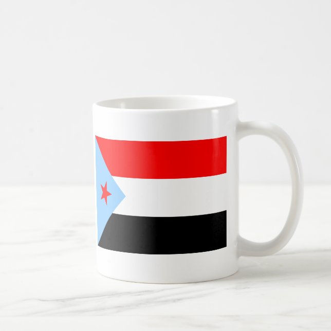 Taza De Café Yemen del sur Flag (1967) (Derecha)
