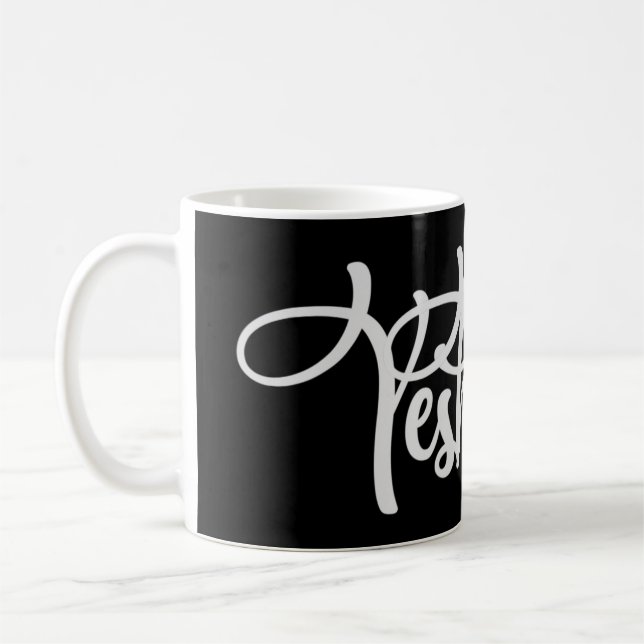 Taza De Café Yeshua Hebreo Nombre Shirt Jesus Christian Gift T- (Izquierda)