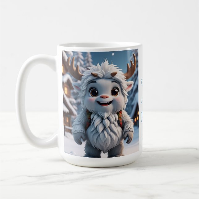 Taza De Café Yeti festivo (Izquierda)