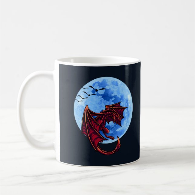 Taza De Café Yi Qi Dragon Serpent Criptid (Izquierda)