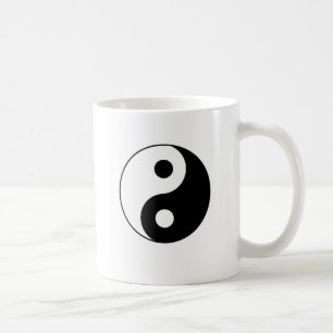 Taza De Café Yin tradicional Yang