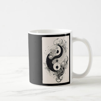Taza De Café Yin y Yang Zen Espiritual Gráfico de Yoga Meditaci