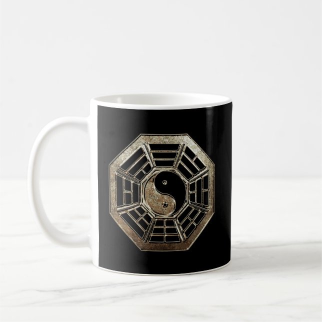 Taza De Café Yin Yang Bagua (Izquierda)