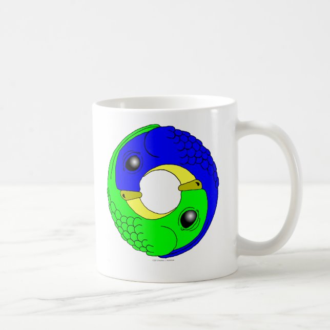 Taza De Café Yin Yang Boids I (Derecha)