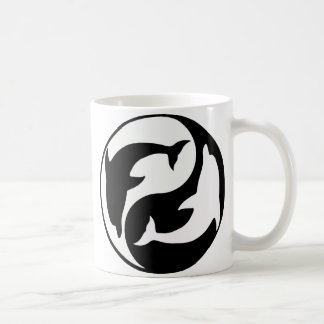Taza De Café Yin Yang Dolphin Mug