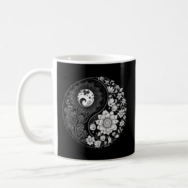 Taza De Café Yin Yang Lotusdala para (Izquierda)