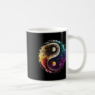 Taza De Café Yin Yang, Sol, Luna, Universo, Tai Chi, Qigong, Yo