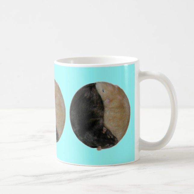 Taza De Café Yinyang peludo (Derecha)