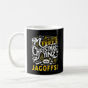 Taza De Café Yinz Jagoff Navidades de Pittsburgh Gift
