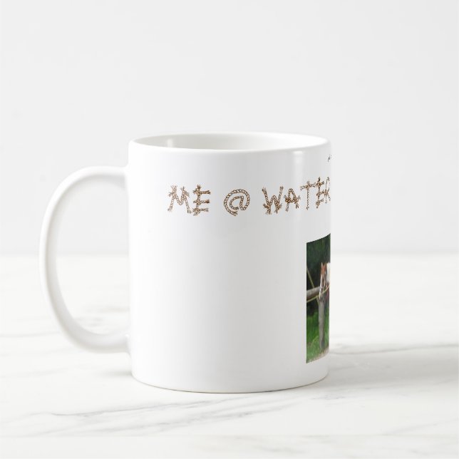 Taza De Café Yo @ agujero de agua. Seco (Izquierda)