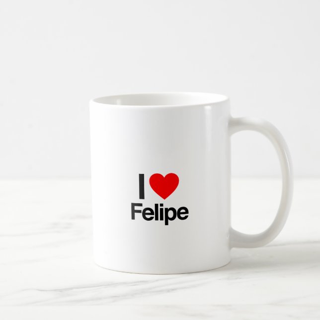 Taza De Café yo amo a felipe (Derecha)