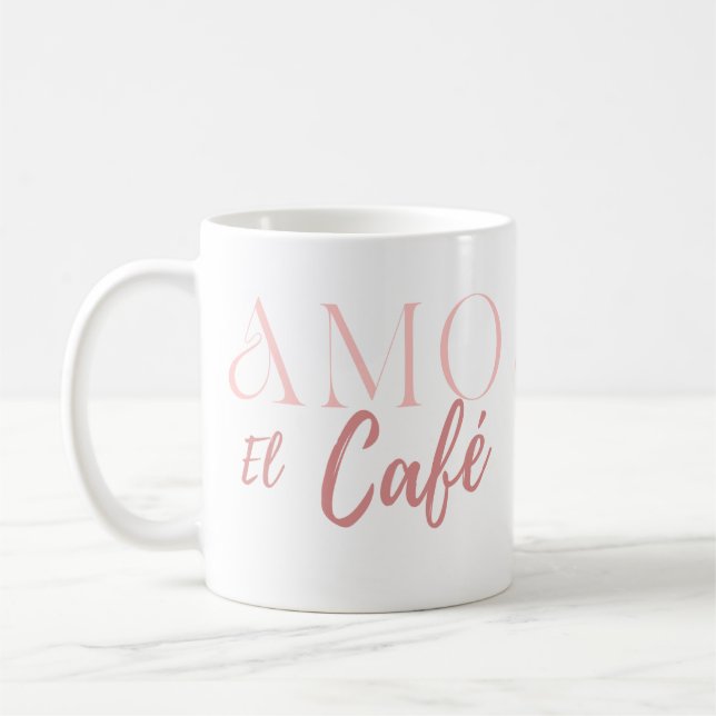 Taza De Café Yo Amo EL Café (Izquierda)