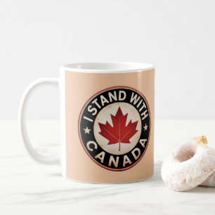 Taza De Café Yo apoyo a Canadá