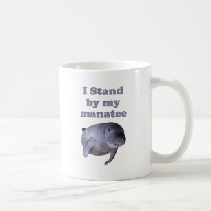 Taza De Café Yo Apoyo A Mi Manatee