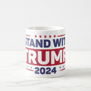 Taza De Café Yo apoyo a Trump
