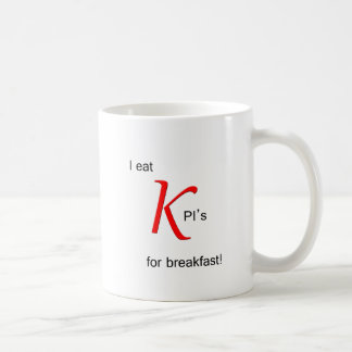 Taza De Café Yo como KPI para el desayuno