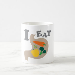 Taza De Café Yo como verduras