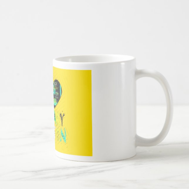 Taza De Café Yo corazón a Hillary Clinton: Arte de expresión de (Derecha)