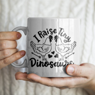 Taza De Café "Yo crio dinosaurios diminutos" Gracioso Mug de Po