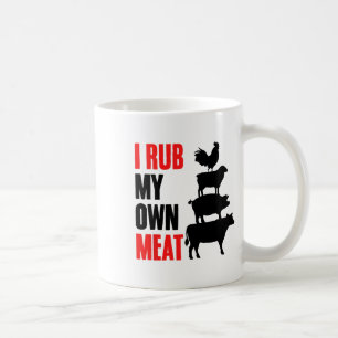 Taza De Café Yo Escurro Mi Propia Carne Graciosa Bbq Parrilland