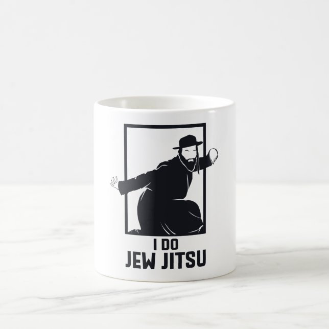 Taza De Café Yo hago Jew Jitsu I Gracioso Jui Jutsu (Centro)