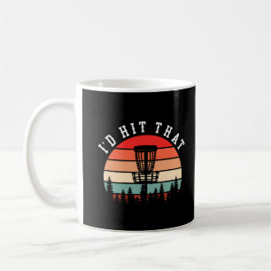 Taza De Café Yo le daría a eso Funny Retro Disk Golf