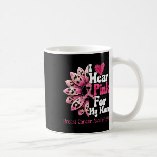 Taza De Café Yo Llevo Rosa Por Mi Mamá El Cáncer De Mama De Gir