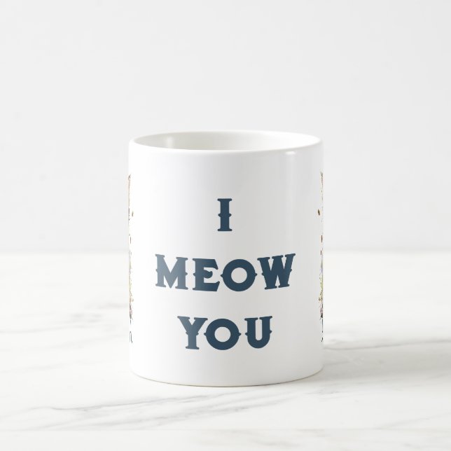 Taza de café Yo Maullar Tú Gatito (Centro)